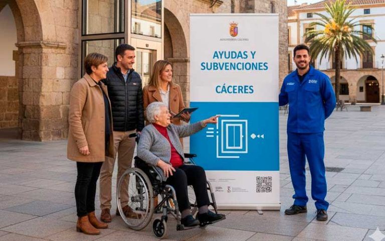 Ayudas y subvenciones para ascensores en Cáceres